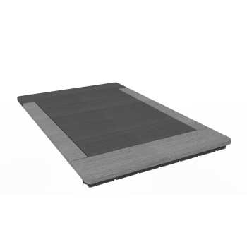 Preview: Poolstar Duschboden Base Grau 75x97cm